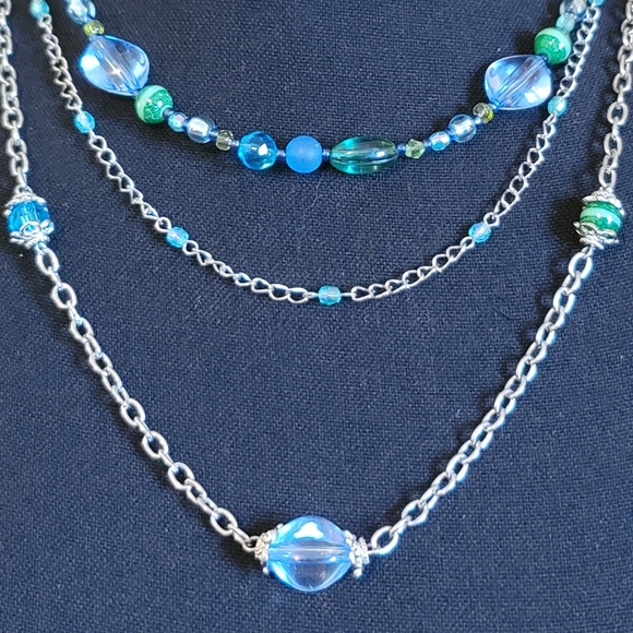 NWT Avenue Beaded Multi Strand Necklace - Picture 2 of 5